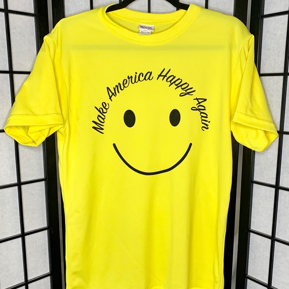 Make American Happy Again Smiley Face t-shirt.